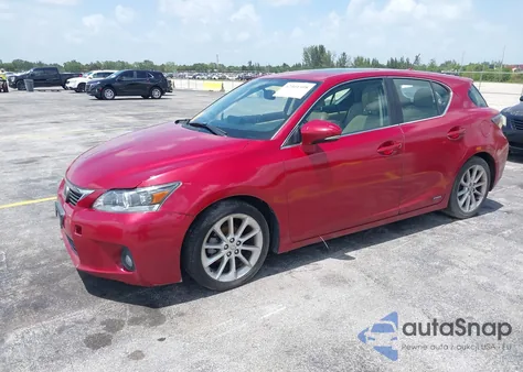 2013 Lexus Ct 200H z USA, uszkodzony, nr VIN JTHKD5BH4D2134161